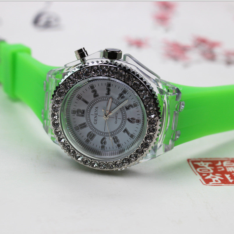 LED Luminous Watches Silicone Bracelet Watches