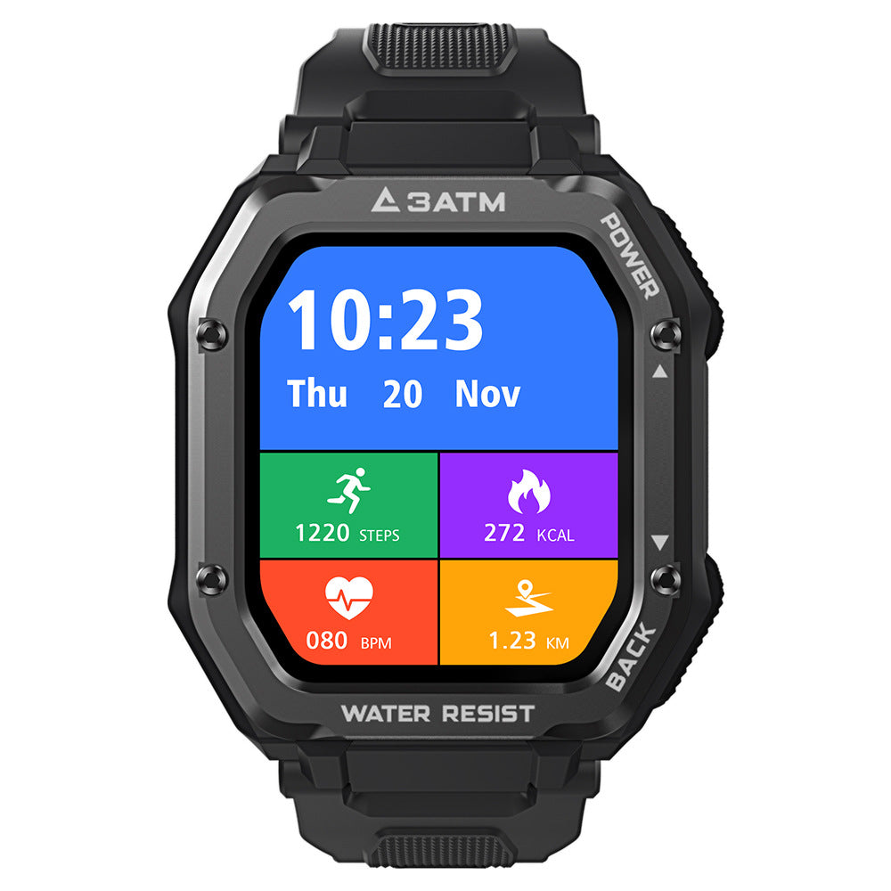 Outdoor Sports Rugged Smart Watch 1.69 Inches With 20 Sports Modes