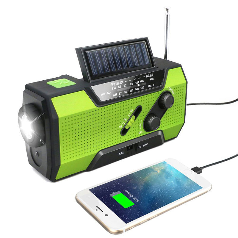 Emergency Solar Hand crank Portable Weather Radio