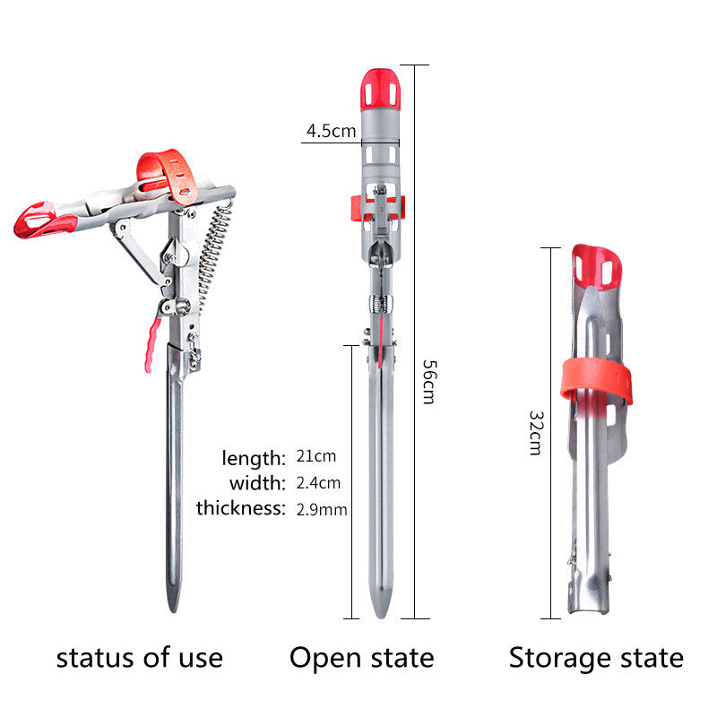 Fishing Rod Holder Automatic   Anti-Rust Steel Fishing Bracket Rod Holder Fish Tackle