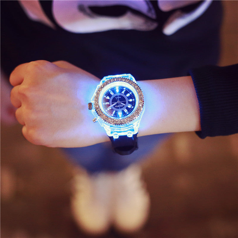 LED Luminous Watches Silicone Bracelet Watches