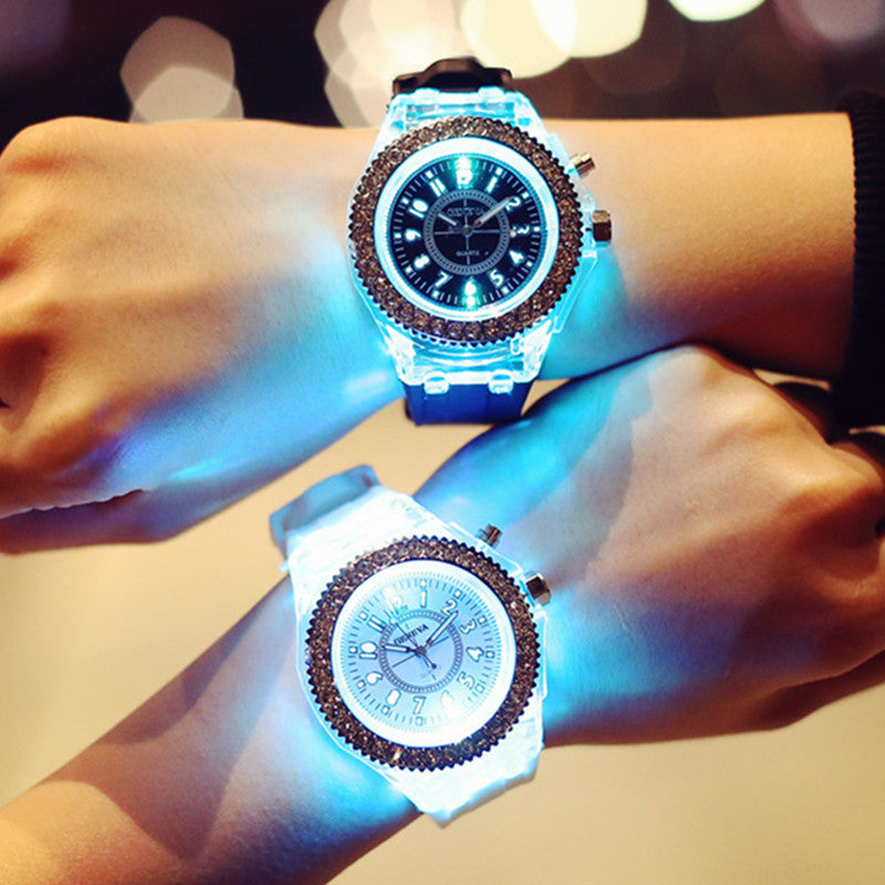 LED Luminous Watches Silicone Bracelet Watches