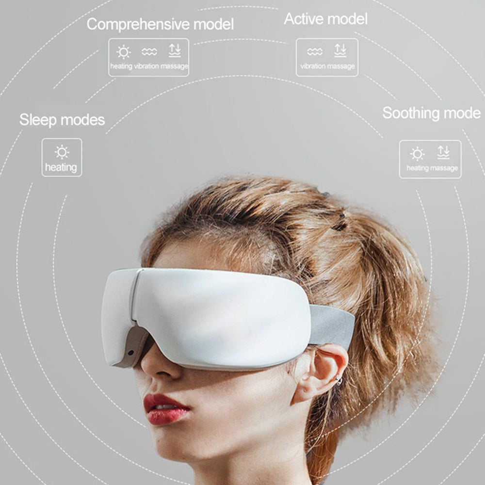 Eye Massager Rechargeable Steam Hot Compress Eye Mask