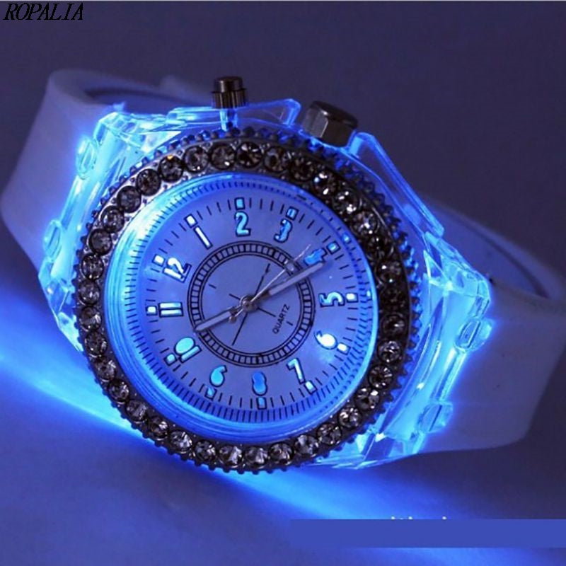 LED Luminous Watches Silicone Bracelet Watches