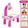 Children LED Projector Drawing Board Kids Painting Table Desk Montessori Educational Learning Writing Tablet For Boy Girl Toys