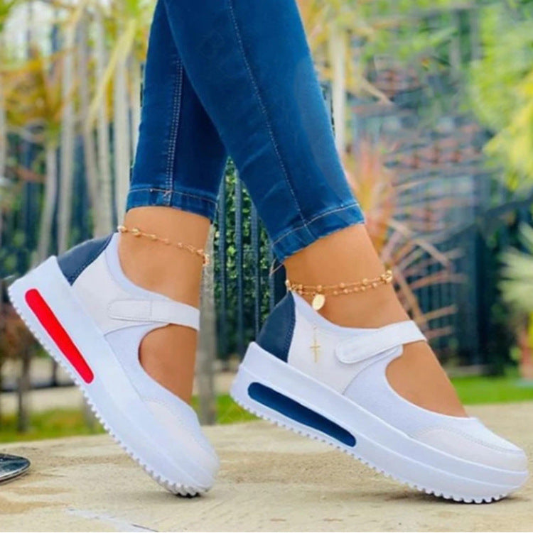 Women's Wedge Velcro Sandals Breathable Shoes